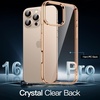 image:imageJETech Case for iPhone 16 AntiYellowing Clear  Shockproof Protection Scratch Resistant Hard PC Back Durable Transparent TPU BumperDesert