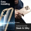image:imageJETech Case for iPhone 16 AntiYellowing Clear  Shockproof Protection Scratch Resistant Hard PC Back Durable Transparent TPU BumperDesert Titanium