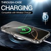 image:imageJETech Case for iPhone 16 AntiYellowing Clear  Shockproof Protection Scratch Resistant Hard PC Back Durable Transparent TPU BumperNatural Titanium