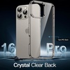 image:imageJETech Case for iPhone 16 AntiYellowing Clear  Shockproof Protection Scratch Resistant Hard PC Back Durable Transparent TPU BumperNatural Titanium