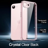 image:imageJETech Case for iPhone 16 AntiYellowing Clear  Shockproof Protection Scratch Resistant Hard PC Back Durable Transparent TPU BumperSoft Pink