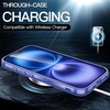 image:imageJETech Case for iPhone 16 AntiYellowing Clear  Shockproof Protection Scratch Resistant Hard PC Back Durable Transparent TPU BumperUltramarine