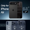 image:imageJETech Case for iPhone 17 AntiYellowing Clear  Shockproof Protection Scratch Resistant Hard PC Back Durable Transparent TPU BumperBlack