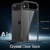image:imageJETech Case for iPhone 17 AntiYellowing Clear  Shockproof Protection Scratch Resistant Hard PC Back Durable Transparent TPU BumperBlack