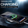 image:imageJETech Case for iPhone 17 AntiYellowing Clear  Shockproof Protection Scratch Resistant Hard PC Back Durable Transparent TPU BumperBlack