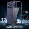image:imageJETech Case for iPhone 17 AntiYellowing Clear  Shockproof Protection Scratch Resistant Hard PC Back Durable Transparent TPU BumperBlack