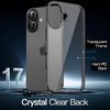 image:imageJETech Case for iPhone 17 AntiYellowing Clear  Shockproof Protection Scratch Resistant Hard PC Back Durable Transparent TPU BumperBlack