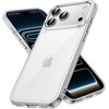 image:imageJETech Case for iPhone 17 AntiYellowing Clear  Shockproof Protection Scratch Resistant Hard PC Back Durable Transparent TPU BumperClear
