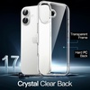 image:imageJETech Case for iPhone 17 AntiYellowing Clear  Shockproof Protection Scratch Resistant Hard PC Back Durable Transparent TPU BumperClear