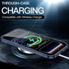 image:imageJETech Case for iPhone 17 AntiYellowing Clear  Shockproof Protection Scratch Resistant Hard PC Back Durable Transparent TPU BumperDeep Blue