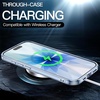 image:imageJETech Case for iPhone 17 AntiYellowing Clear  Shockproof Protection Scratch Resistant Hard PC Back Durable Transparent TPU BumperMist Blue