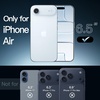 image:imageJETech Case for iPhone 17 AntiYellowing Clear  Shockproof Protection Scratch Resistant Hard PC Back Durable Transparent TPU BumperMist Blue