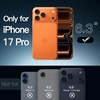 image:imageJETech Case for iPhone 17 AntiYellowing Clear  Shockproof Protection Scratch Resistant Hard PC Back Durable Transparent TPU BumperOrange