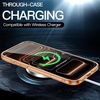 image:imageJETech Case for iPhone 17 AntiYellowing Clear  Shockproof Protection Scratch Resistant Hard PC Back Durable Transparent TPU BumperOrange