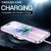 image:imageJETech Case for iPhone 17 AntiYellowing Clear  Shockproof Protection Scratch Resistant Hard PC Back Durable Transparent TPU BumperPurple