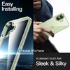 image:imageJETech Case for iPhone 17 AntiYellowing Clear  Shockproof Protection Scratch Resistant Hard PC Back Durable Transparent TPU BumperSage