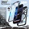 image:imageJETech Case for iPhone 17 Pro Max 360 Protection Orange  Compatible with MagSafe Builtin Tempered Glass Screen Protector Camera Control ButtonBlack