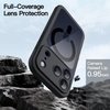 image:imageJETech Case for iPhone 17 Pro Max 360 Protection Orange  Compatible with MagSafe Builtin Tempered Glass Screen Protector Camera Control ButtonBlack