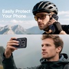 image:imageJETech Case for iPhone 17 Pro Max 360 Protection Orange  Compatible with MagSafe Builtin Tempered Glass Screen Protector Camera Control ButtonBlack