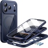 image:imageJETech Case for iPhone 17 Pro Max 360 Protection Orange  Compatible with MagSafe Builtin Tempered Glass Screen Protector Camera Control ButtonDeep Blue