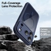 image:imageJETech Case for iPhone 17 Pro Max 360 Protection Orange  Compatible with MagSafe Builtin Tempered Glass Screen Protector Camera Control ButtonDeep Blue