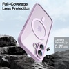 image:imageJETech Case for iPhone 17 Pro Max 360 Protection Orange  Compatible with MagSafe Builtin Tempered Glass Screen Protector Camera Control ButtonLavender