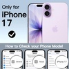 image:imageJETech Case for iPhone 17 Pro Max 360 Protection Orange  Compatible with MagSafe Builtin Tempered Glass Screen Protector Camera Control ButtonLavender