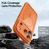 image:imageJETech Case for iPhone 17 Pro Max 360 Protection Orange  Compatible with MagSafe Builtin Tempered Glass Screen Protector Camera Control ButtonOrange