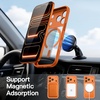 image:imageJETech Case for iPhone 17 Pro Max 360 Protection Orange  Compatible with MagSafe Builtin Tempered Glass Screen Protector Camera Control ButtonOrange