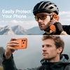 image:imageJETech Case for iPhone 17 Pro Max 360 Protection Orange  Compatible with MagSafe Builtin Tempered Glass Screen Protector Camera Control ButtonOrange