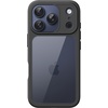 image:imageJETech Case for iPhone 17 Pro Max Orange  Solid Color Matte TPU Frame Scratch Resistant Clear Back Phone CoverBlack