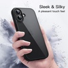 image:imageJETech Case for iPhone 17 Pro Max Orange  Solid Color Matte TPU Frame Scratch Resistant Clear Back Phone CoverBlack