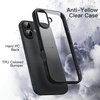 image:imageJETech Case for iPhone 17 Pro Max Orange  Solid Color Matte TPU Frame Scratch Resistant Clear Back Phone CoverBlack