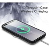 image:imageJETech Case for iPhone 17 Pro Max Orange  Solid Color Matte TPU Frame Scratch Resistant Clear Back Phone CoverBlack
