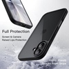 image:imageJETech Case for iPhone 17 Pro Max Orange  Solid Color Matte TPU Frame Scratch Resistant Clear Back Phone CoverBlack
