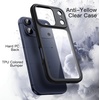 image:imageJETech Case for iPhone 17 Pro Max Orange  Solid Color Matte TPU Frame Scratch Resistant Clear Back Phone CoverBlack