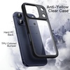 image:imageJETech Case for iPhone 17 Pro Max Orange  Solid Color Matte TPU Frame Scratch Resistant Clear Back Phone CoverBlack