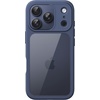 image:imageJETech Case for iPhone 17 Pro Max Orange  Solid Color Matte TPU Frame Scratch Resistant Clear Back Phone CoverDark Blue