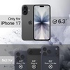 image:imageJETech Case for iPhone 17 Pro Max Orange  Solid Color Matte TPU Frame Scratch Resistant Clear Back Phone CoverDark Green