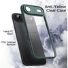 image:imageJETech Case for iPhone 17 Pro Max Orange  Solid Color Matte TPU Frame Scratch Resistant Clear Back Phone CoverDark Green