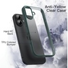 image:imageJETech Case for iPhone 17 Pro Max Orange  Solid Color Matte TPU Frame Scratch Resistant Clear Back Phone CoverDark Green