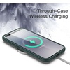image:imageJETech Case for iPhone 17 Pro Max Orange  Solid Color Matte TPU Frame Scratch Resistant Clear Back Phone CoverDark Green