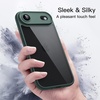 image:imageJETech Case for iPhone 17 Pro Max Orange  Solid Color Matte TPU Frame Scratch Resistant Clear Back Phone CoverDark Green