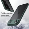image:imageJETech Case for iPhone 17 Pro Max Orange  Solid Color Matte TPU Frame Scratch Resistant Clear Back Phone CoverDark Green