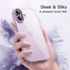 image:imageJETech Case for iPhone 17 Pro Max Orange  Solid Color Matte TPU Frame Scratch Resistant Clear Back Phone CoverLavender