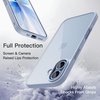 image:imageJETech Case for iPhone 17 Pro Max Orange  Solid Color Matte TPU Frame Scratch Resistant Clear Back Phone CoverMist Blue