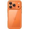 image:imageJETech Case for iPhone 17 Pro Max Orange  Solid Color Matte TPU Frame Scratch Resistant Clear Back Phone CoverOrange