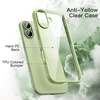 image:imageJETech Case for iPhone 17 Pro Max Orange  Solid Color Matte TPU Frame Scratch Resistant Clear Back Phone CoverSage