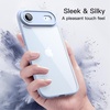 image:imageJETech Case for iPhone 17 Pro Max Orange  Solid Color Matte TPU Frame Scratch Resistant Clear Back Phone CoverSky Blue