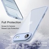 image:imageJETech Case for iPhone 17 Pro Max Orange  Solid Color Matte TPU Frame Scratch Resistant Clear Back Phone CoverSky Blue